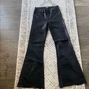 PAIGE Black Flared Trousers